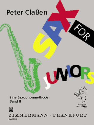 Book cover for Sax for Juniors Band 2