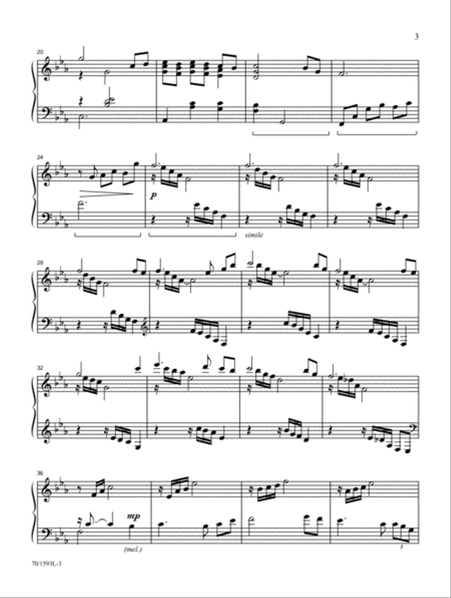 What Wondrous Love! Piano Solo scores gallery preview page 3