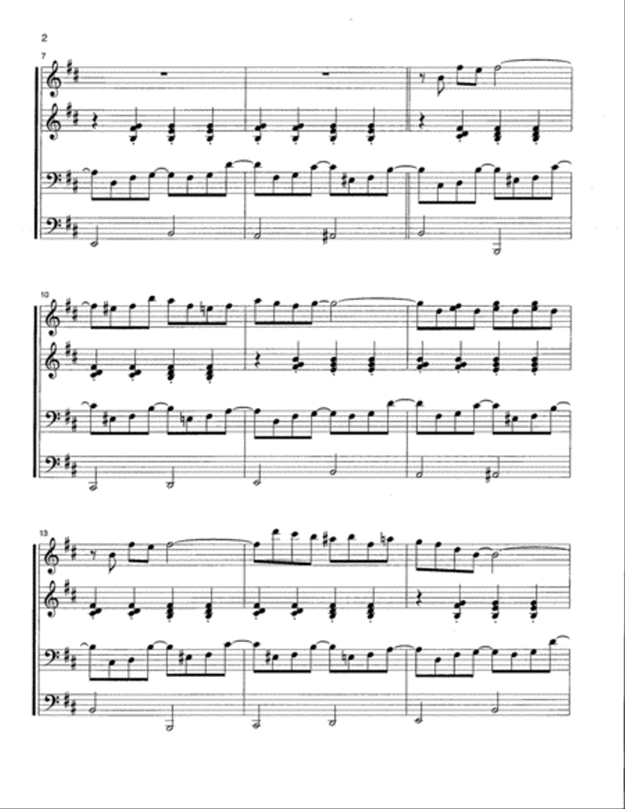 Sonata for Two Harpsichords Sonata for Two Harpsichords Harpsichord scores gallery preview page 2