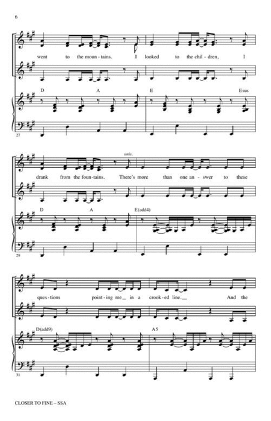 Closer to Fine SSA scores gallery preview page 5
