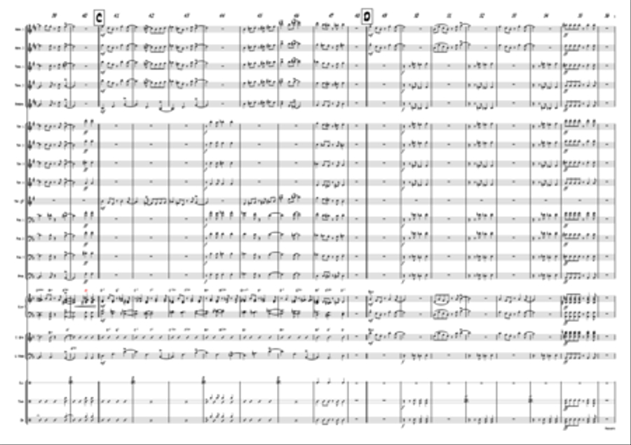 Mi Pescadito - Salsa - Big Band - Score Only Jazz Ensemble scores gallery preview page 3