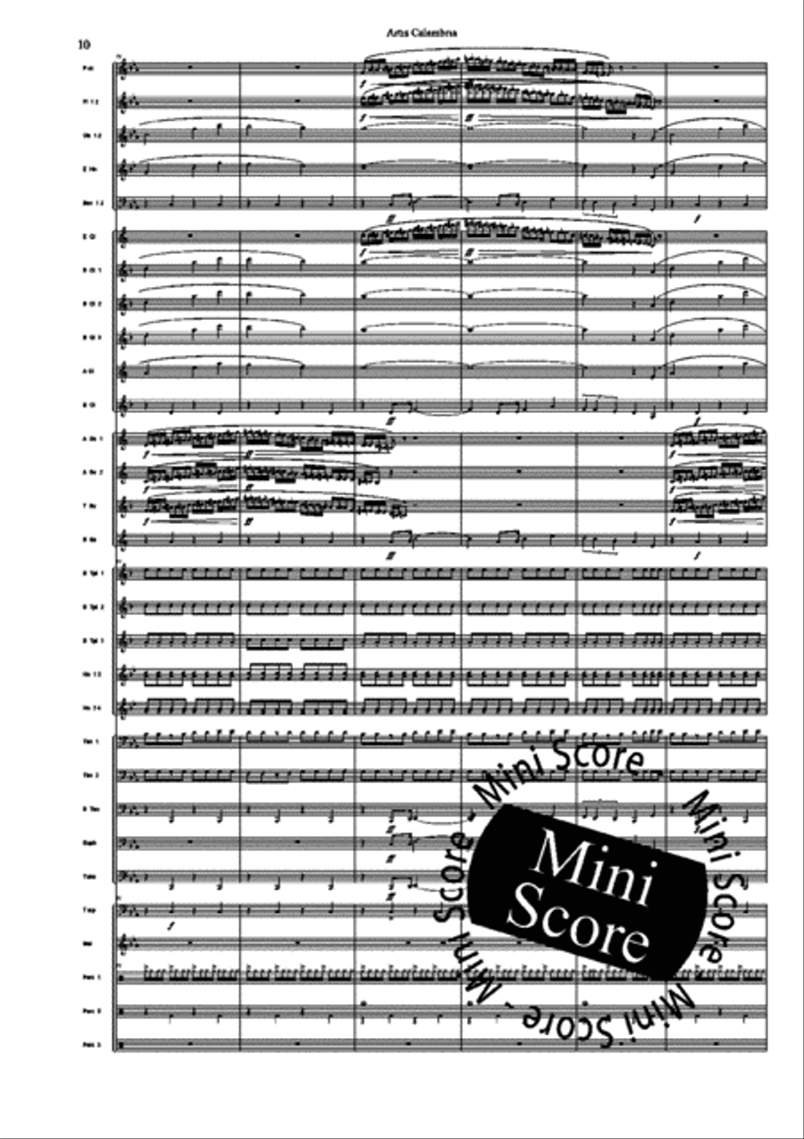 Artis Calambria Artis Calambria Concert Band scores gallery preview page 12