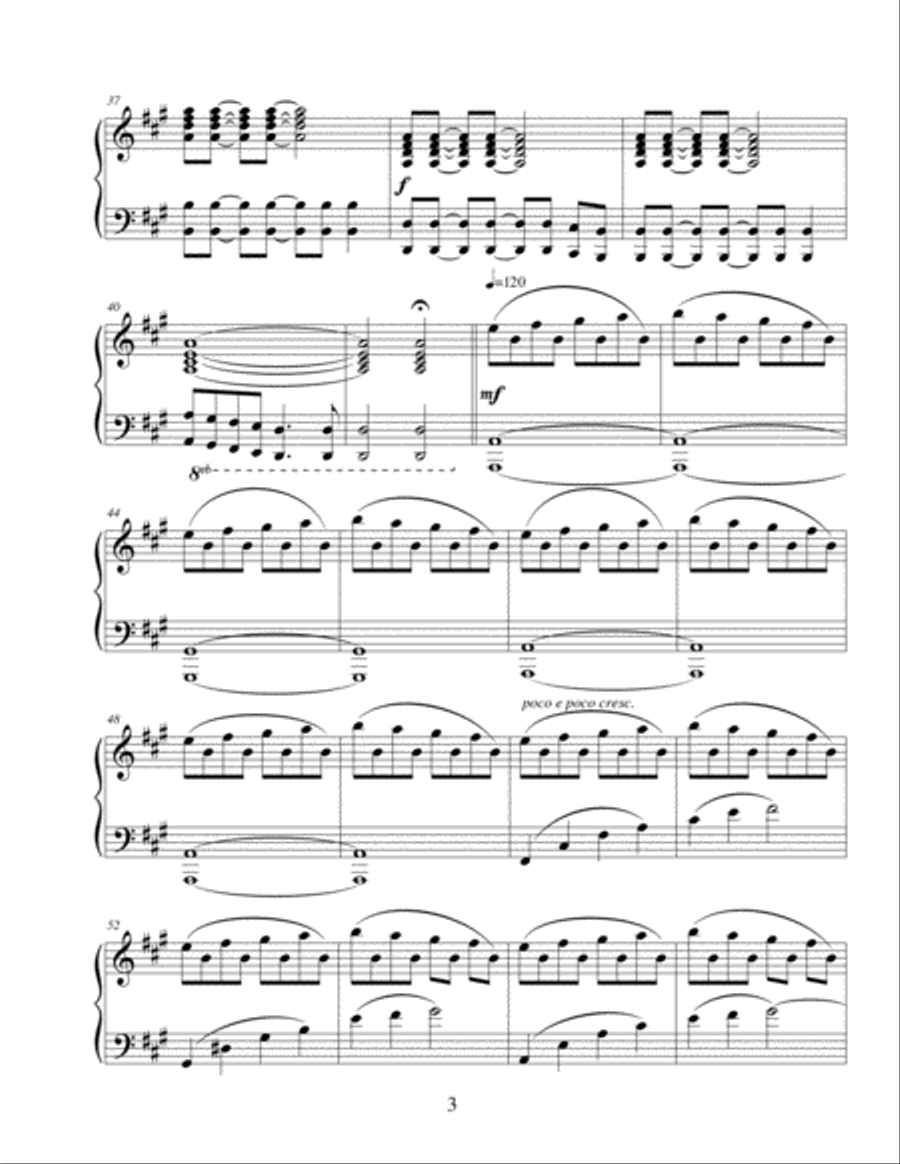 Pathetique Poem Pathetique Poem Piano Solo scores gallery preview page 3