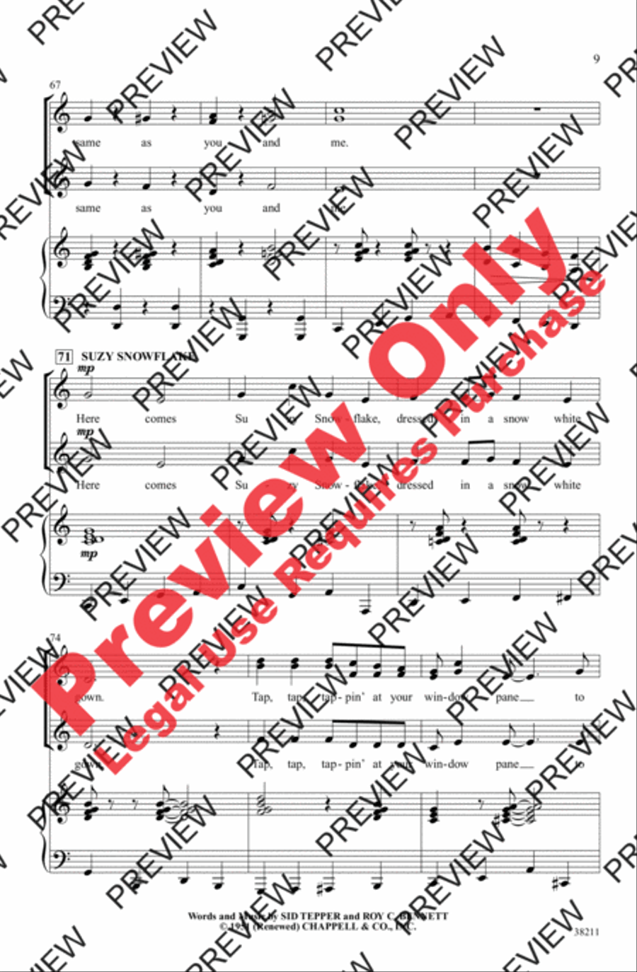 A Winter Blast! A Winter Blast! Women's Choir scores gallery preview page 9