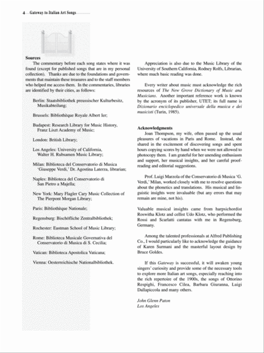 Gateway to Italian Songs and Arias Voice Solo scores gallery preview page 3