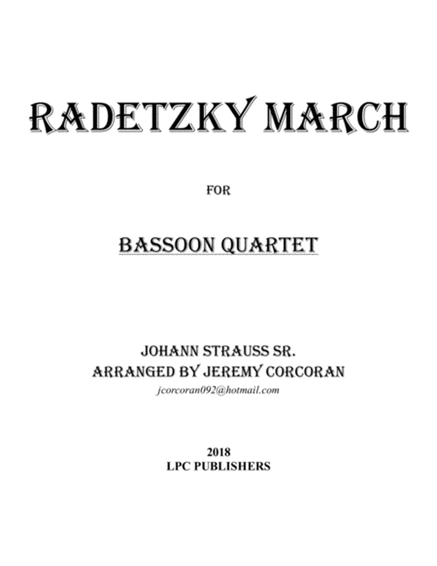 Radetzky March for Bassoon Quartet image number null