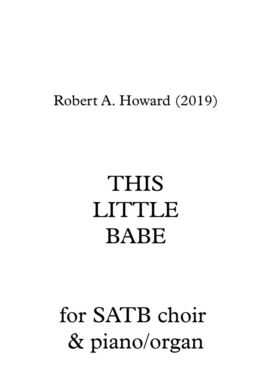 This Little Babe (SATB version) 4-Part scores gallery preview page 1