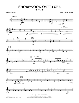 Shorewood Overture (for Multi-level Combined Bands) - Baritone T.C. (Level 2)