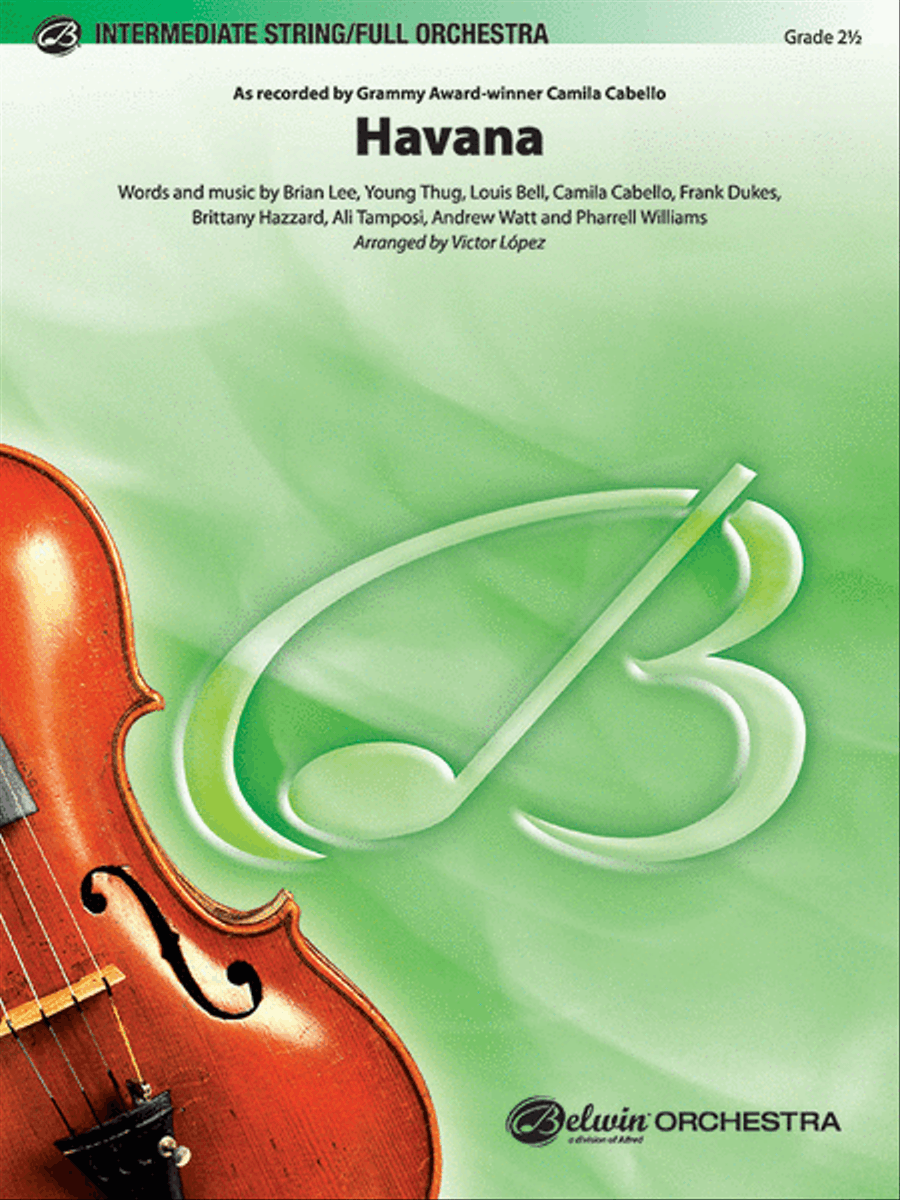 Havana Full Orchestra scores gallery preview page 1