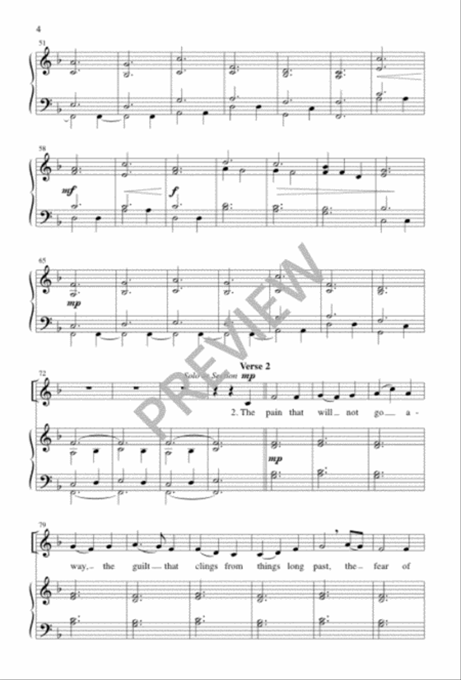 We Cannot Measure How You Heal 4-Part scores gallery preview page 4