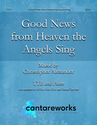 Book cover for Good News from Heaven the Angels Sing (A Christmas Carol for Children) (TTB)