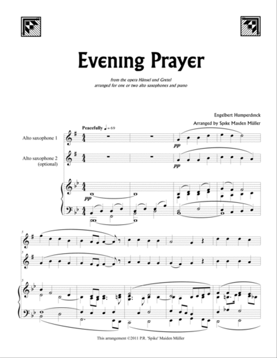 Evening Prayer from Hansel und Gretel