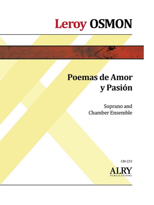 Poemas de Amor y Pasión for Chamber Ensemble