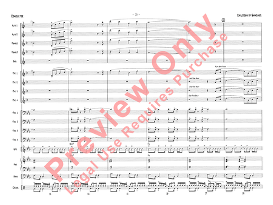 Children of Sanchez Jazz Ensemble scores gallery preview page 6