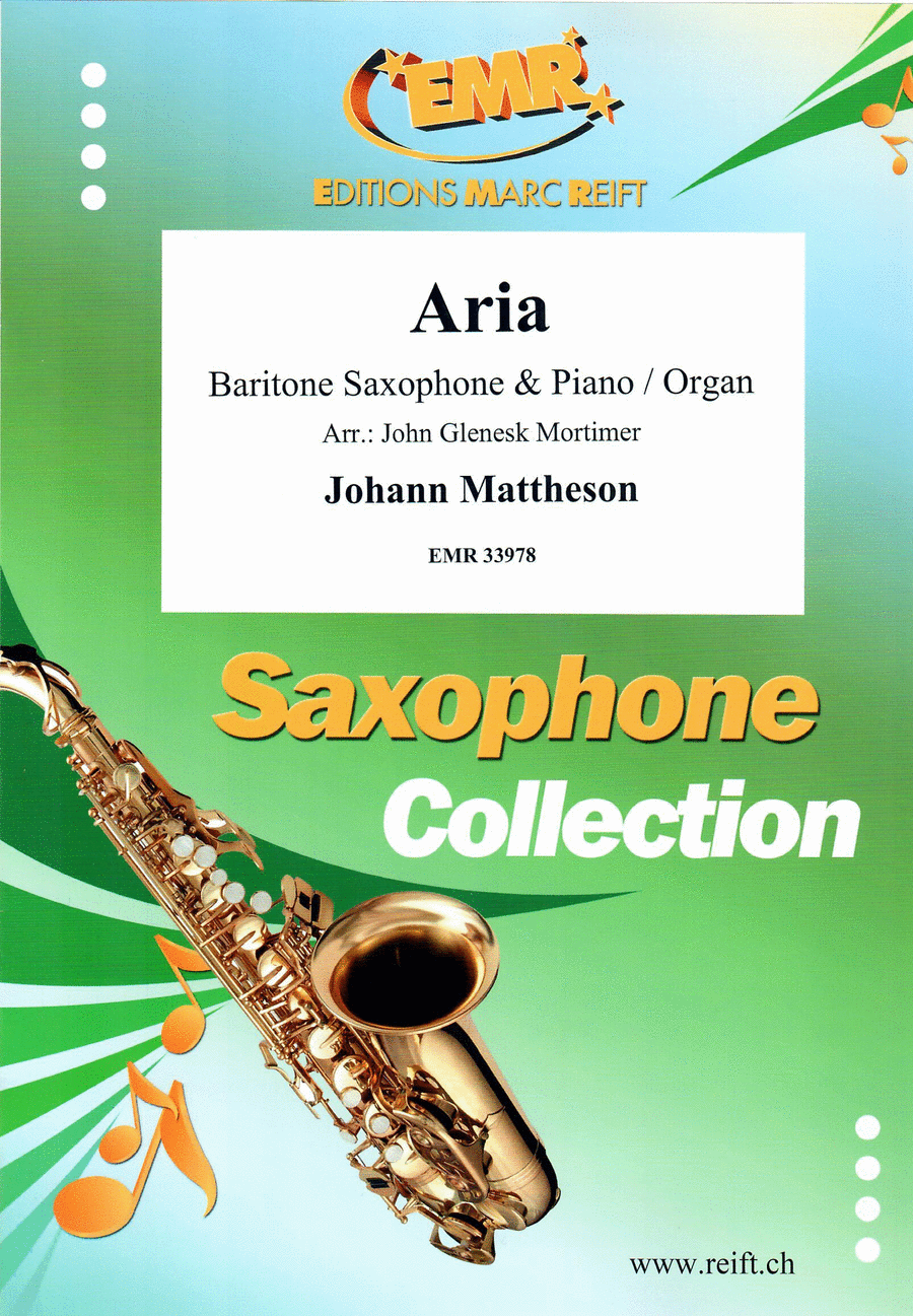 Aria Baritone Saxophone scores gallery preview page 1