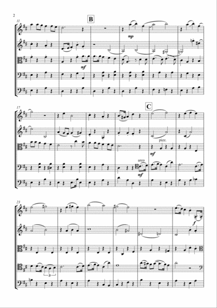 Let It Snow! Let It Snow! Let It Snow! String Orchestra scores gallery preview page 2