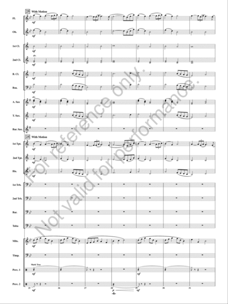 Blue Blue Concert Band scores gallery preview page 5