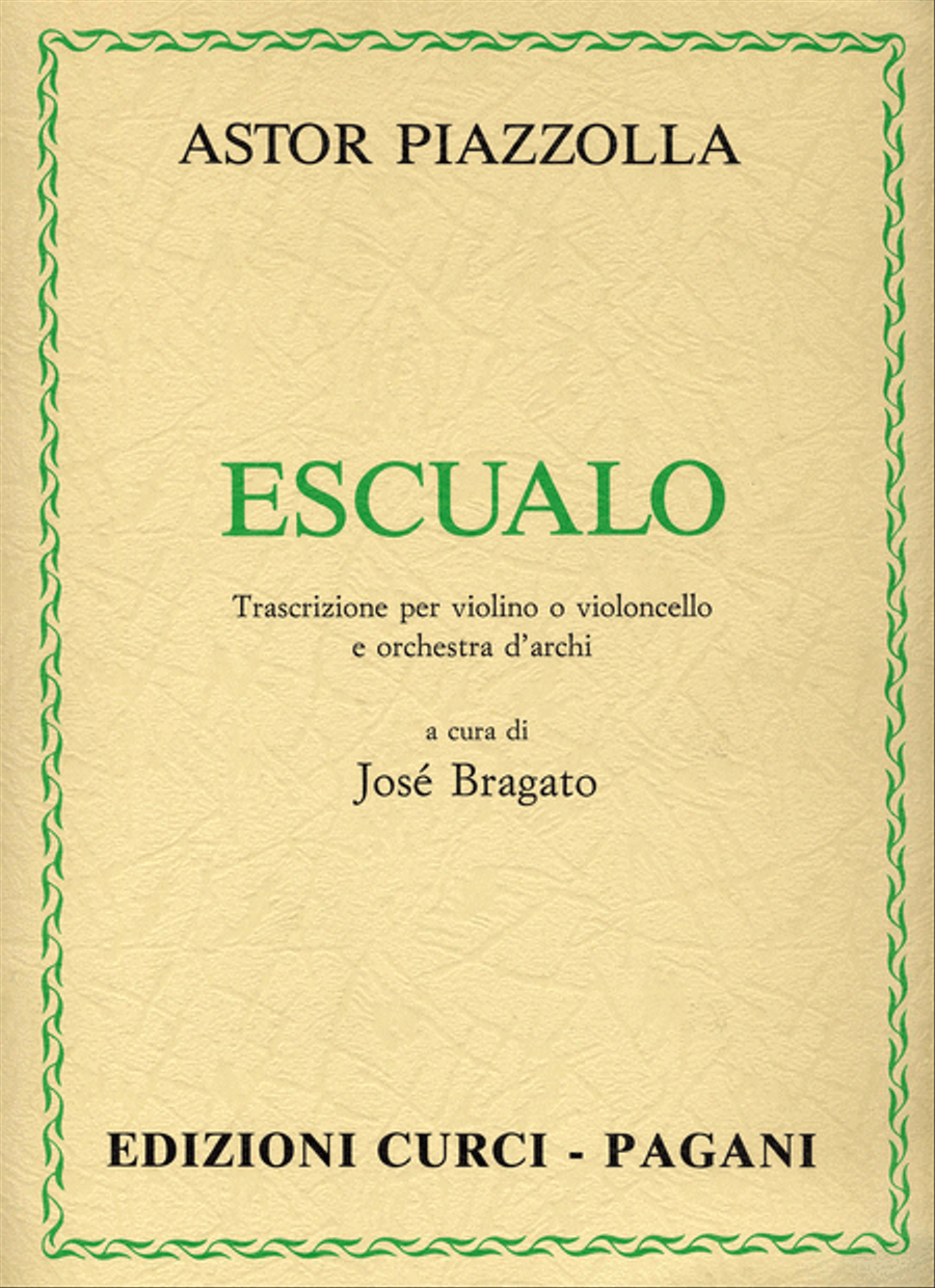 Escualo Violin scores gallery preview page 1