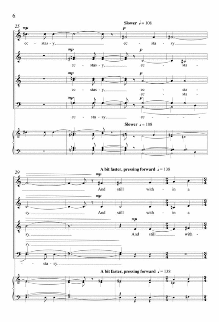 A Summer's Day 4-Part scores gallery preview page 5
