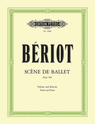 Book cover for Scène de ballet Op. 100 (Edition for Violin and Piano)