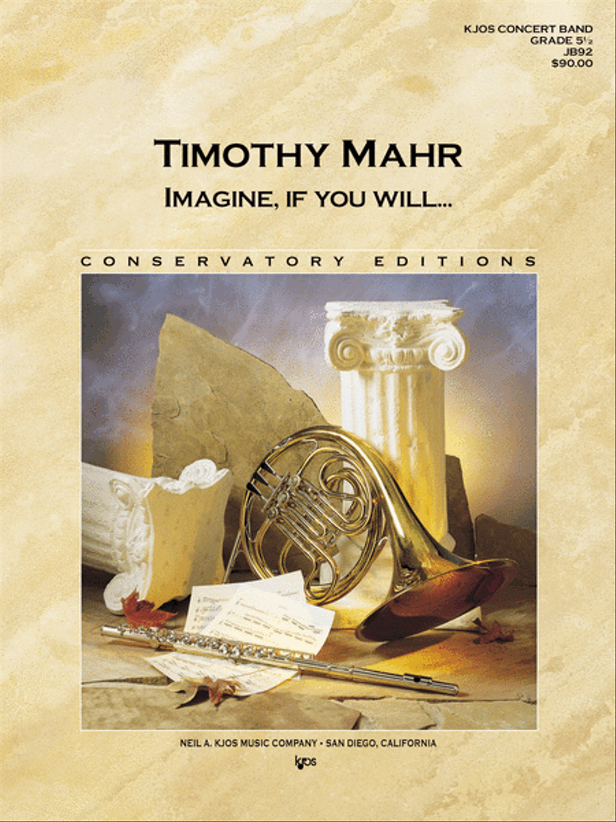 Imagine, If You Will... Concert Band scores gallery preview page 1