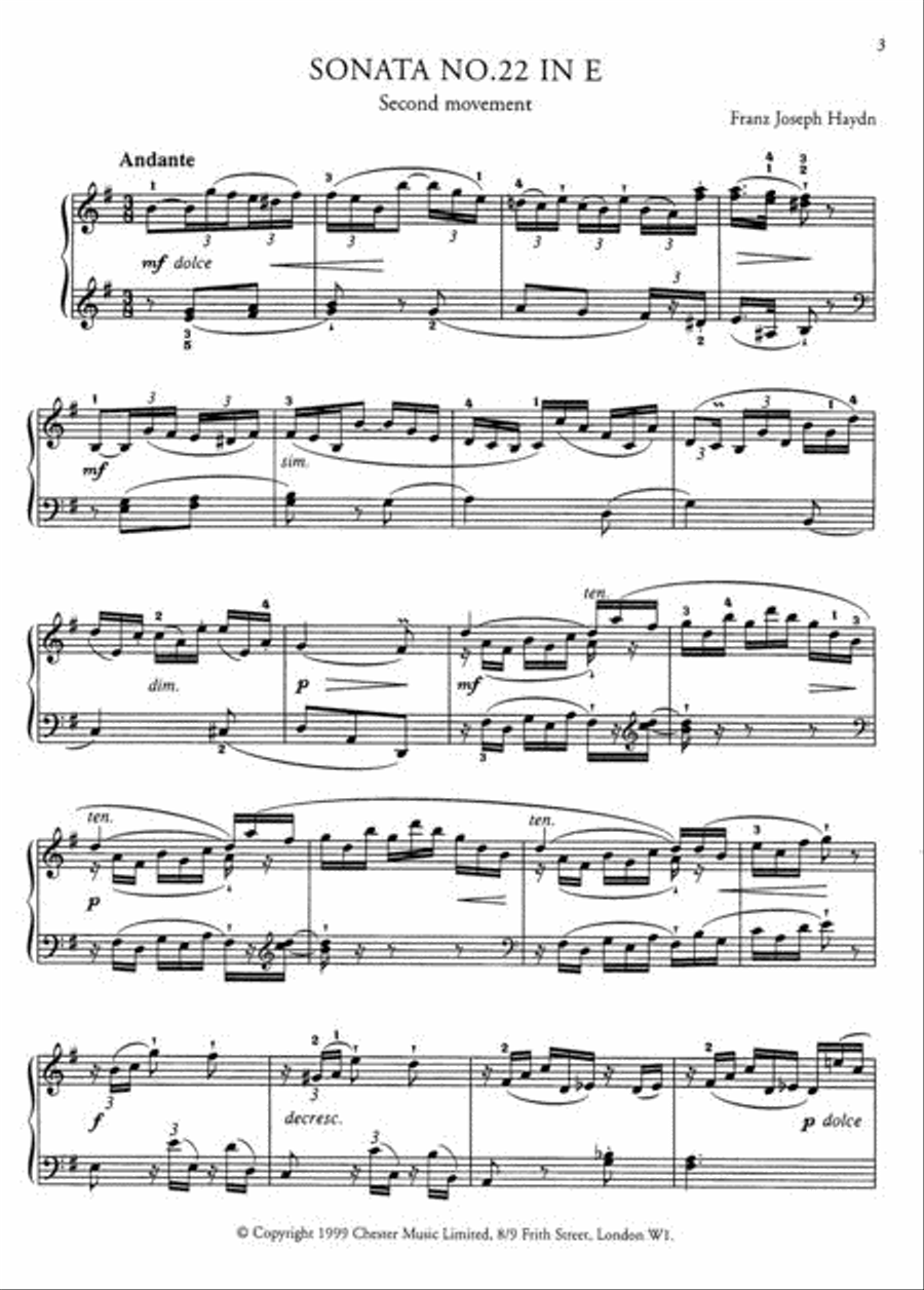 Piano Adagios Piano Solo scores gallery preview page 2