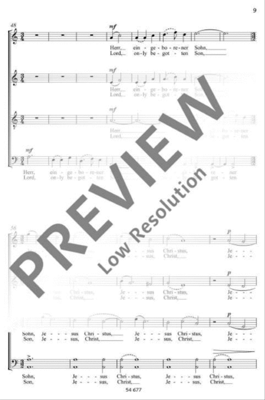 Glory to God (Gloria) A Cappella scores gallery preview page 10