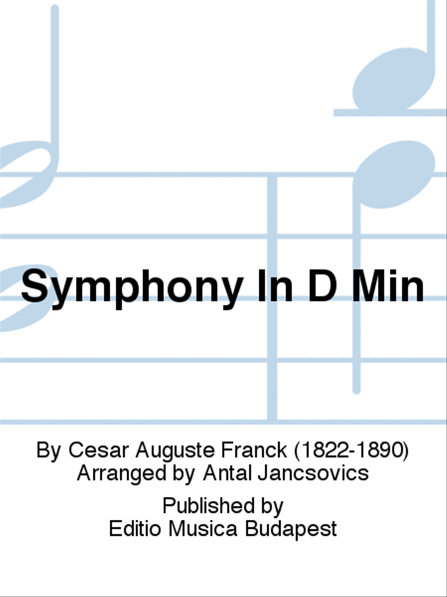 Symphony In D Min School and Community scores gallery preview page 1