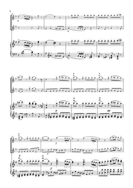 Eine Kleine Nachtmusik for Oboe, Violin and Piano image number null