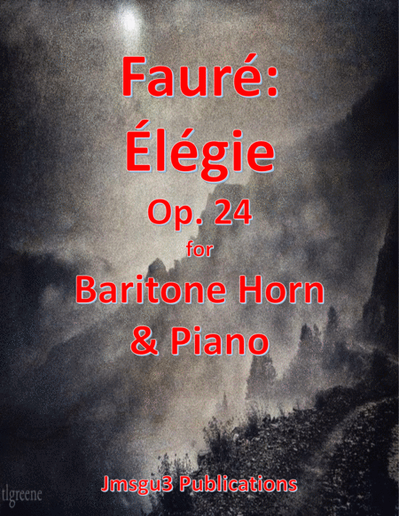 Fauré: Élégie Op. 24 for Baritone Horn & Piano image number null