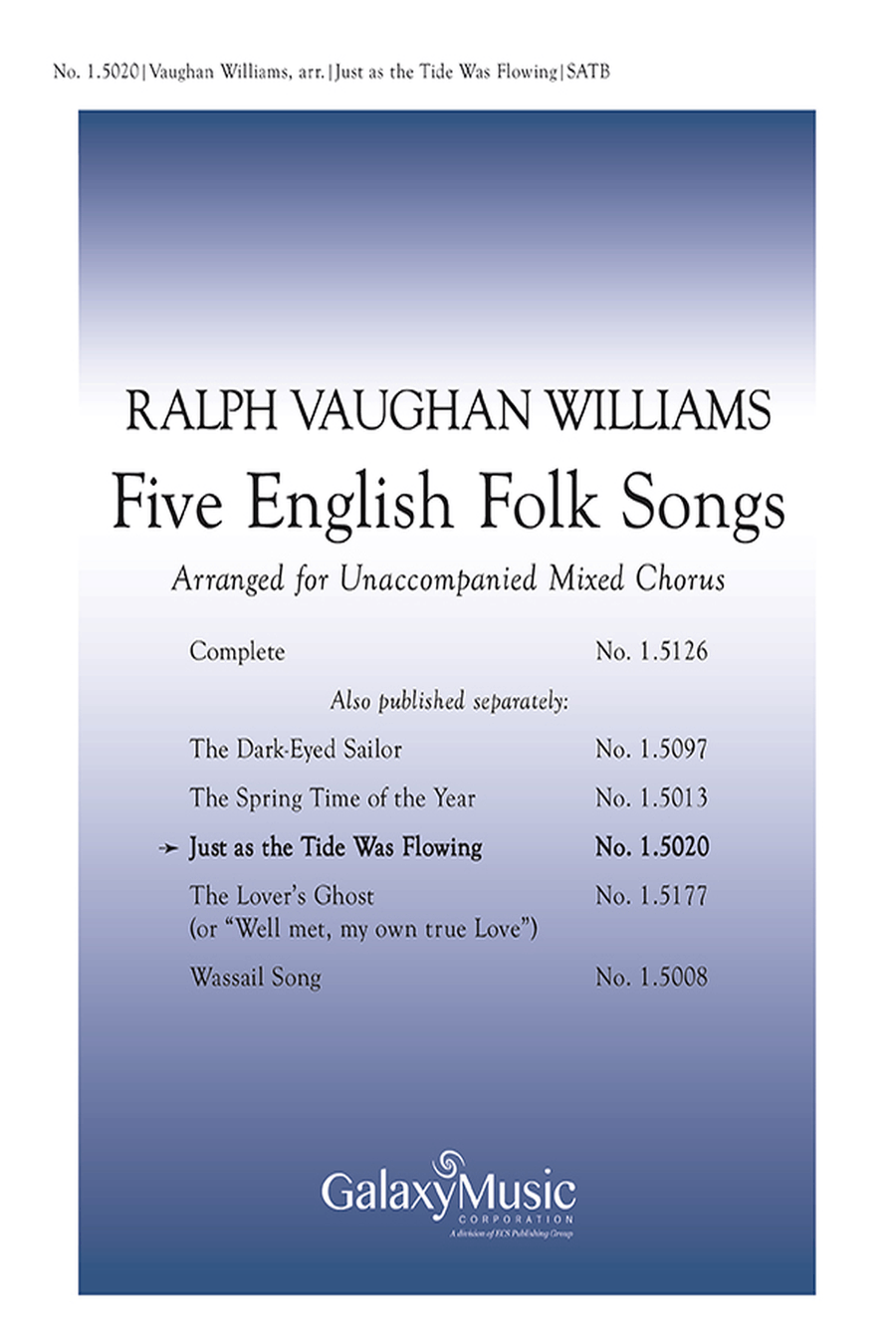 Just As the Tide Was Flowing (Choral Score) 4-Part scores gallery preview page 1