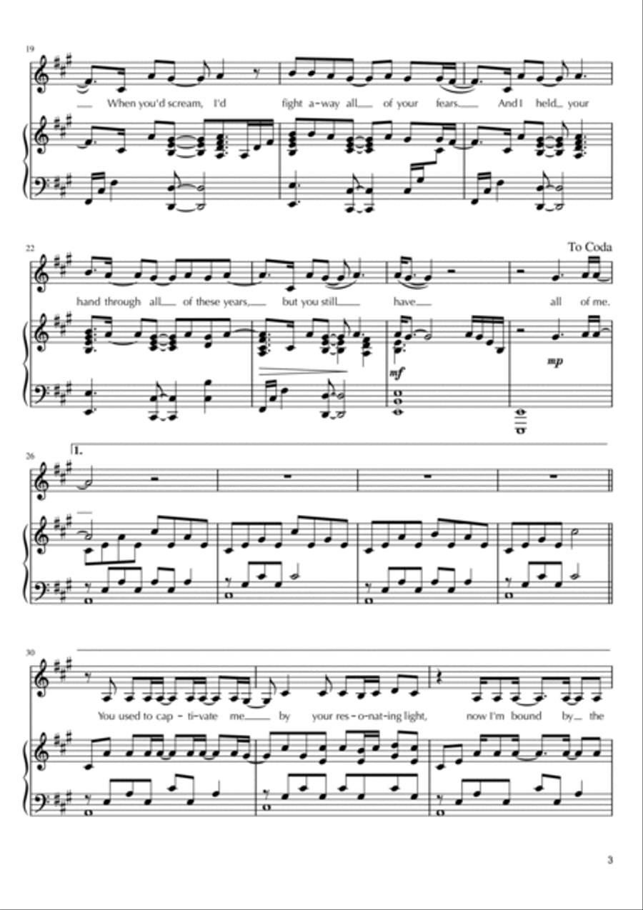 My Immortal Voice scores gallery preview page 3