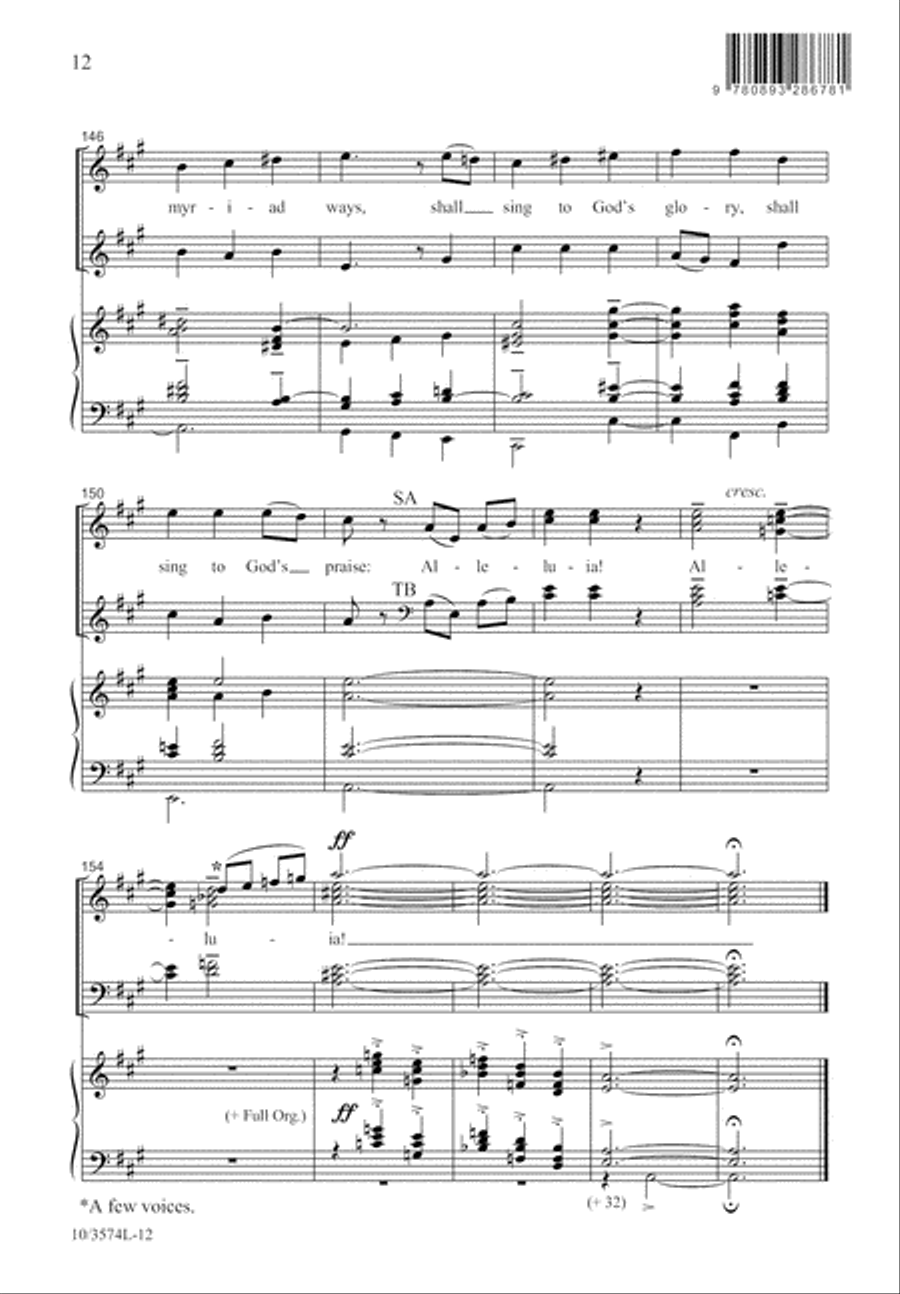 Laudate Dominum Divisi scores gallery preview page 13