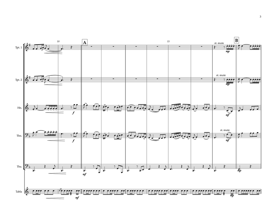 Bangladeshi National Anthem for Brass Quintet (