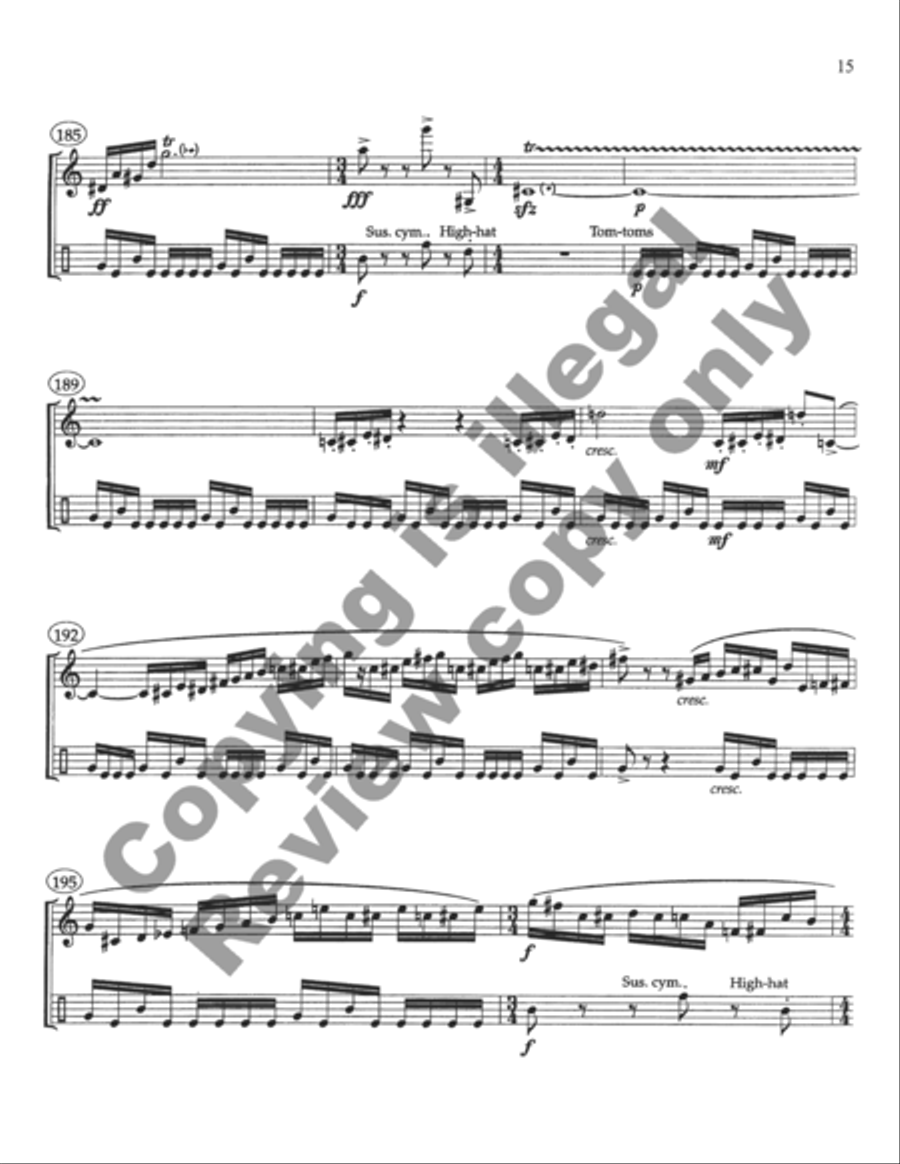 Corker Clarinet scores gallery preview page 30