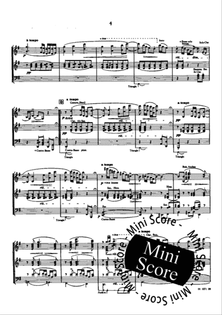 Trois Pieces Pittoresques Concert Band scores gallery preview page 8
