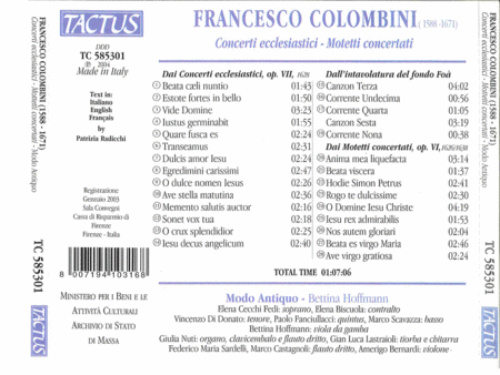 Francesco: Concerti Ecclesiast