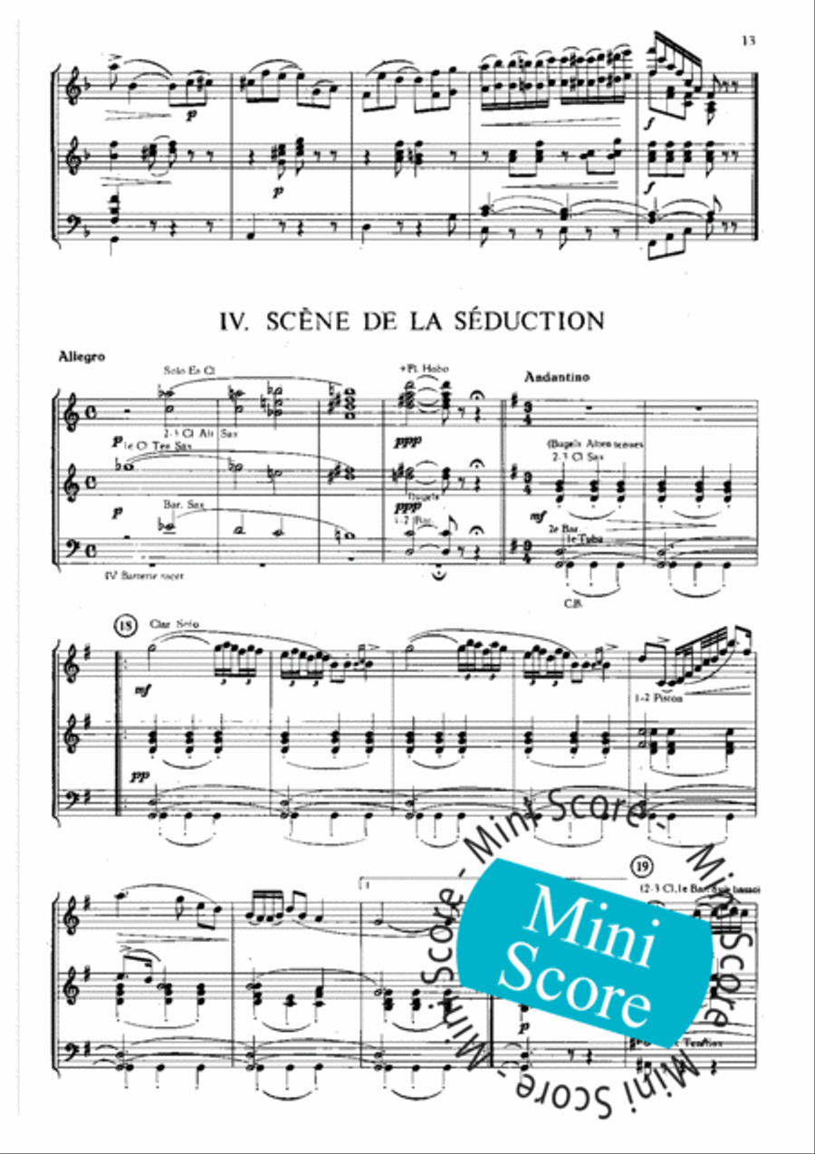 Ballet D'Isoline Ballet D'Isoline Concert Band scores gallery preview page 15
