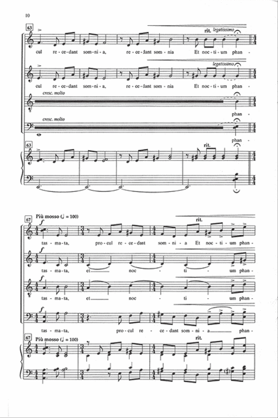 Te Lucis Ante Terminum Te Lucis Ante Terminum 4-Part scores gallery preview page 9
