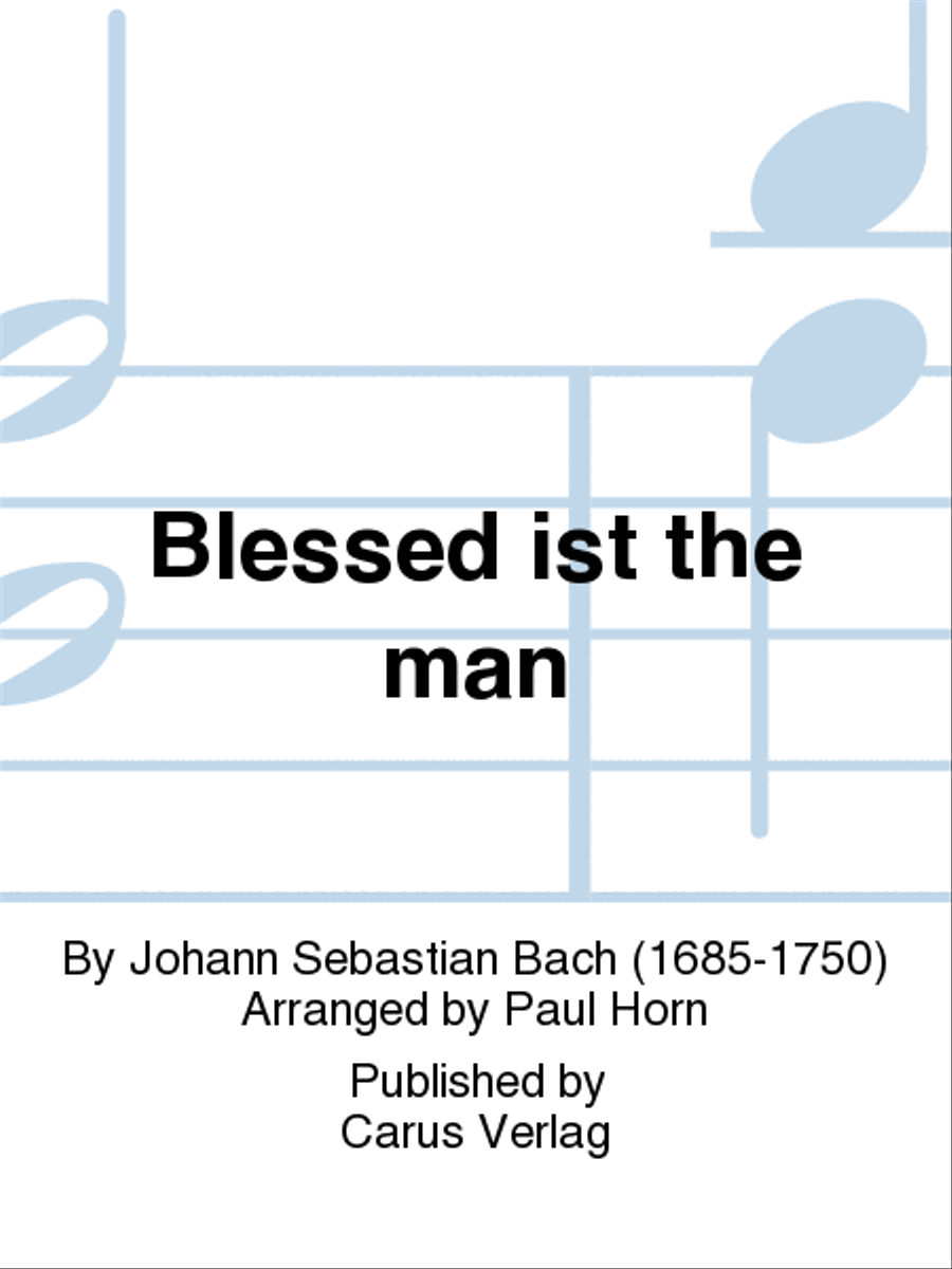 Blessed ist the man (Selig ist der Mann) Voice scores gallery preview page 1