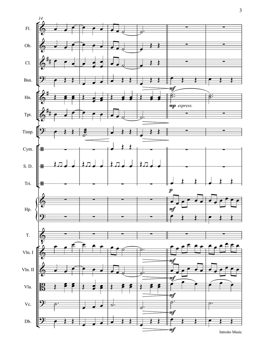 Cielito Lindo Cielito Lindo Full Orchestra scores gallery preview page 3
