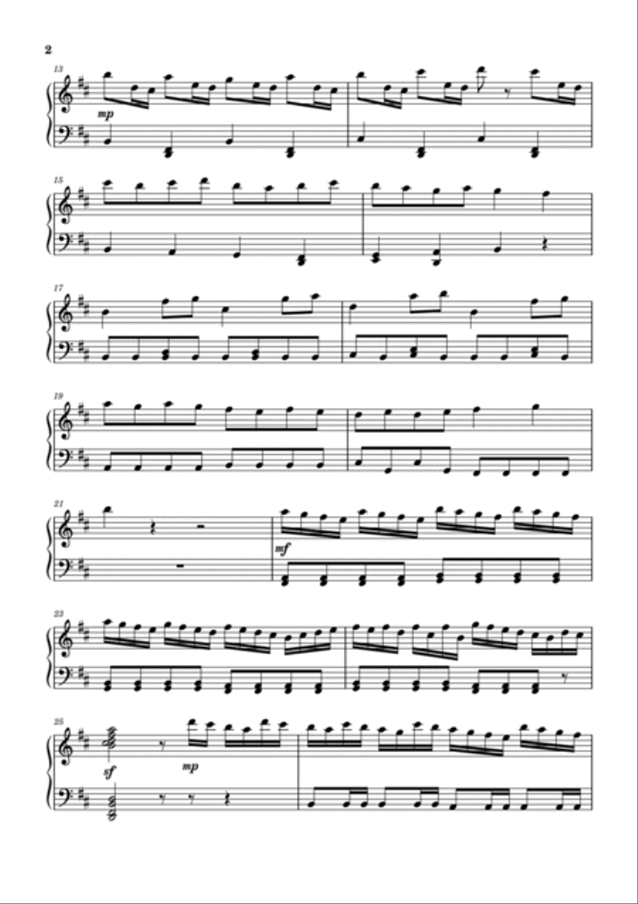 City Rain Part scores gallery preview page 2