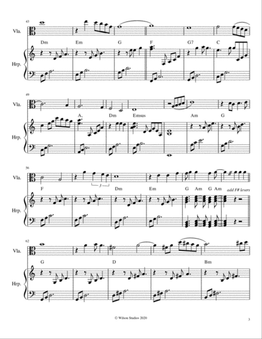 Wayfaring Stranger Small Ensemble scores gallery preview page 3