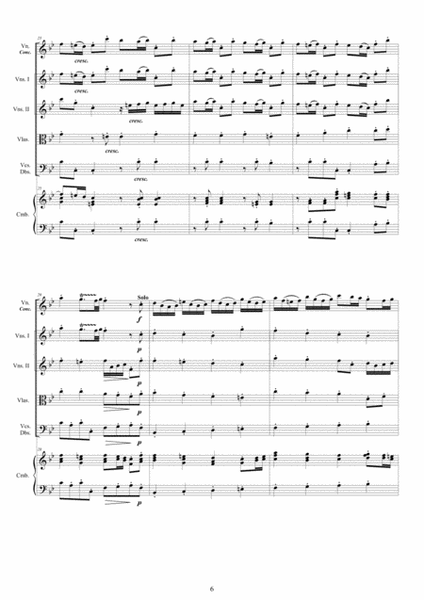 Albinoni- Four Violin Concertos Op.9 for Violin, Strings and Cembalo - Scores and Parts