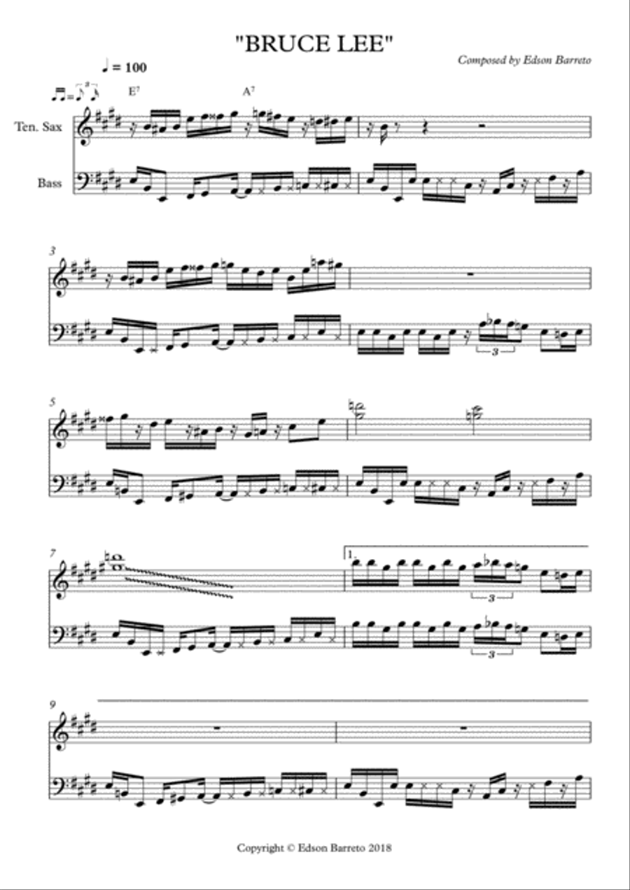 BRUCE LEE Small Ensemble scores gallery preview page 2