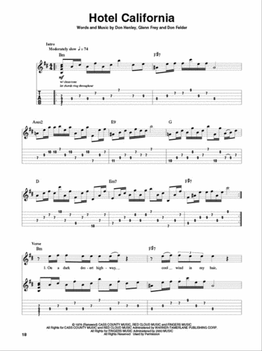 Eagles Hits Eagles Hits Electric Guitar scores gallery preview page 5