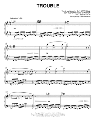 Book cover for Trouble [Classical version] (arr. Phillip Keveren)