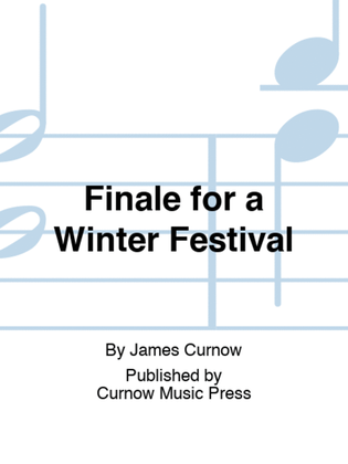 Book cover for Finale for a Winter Festival