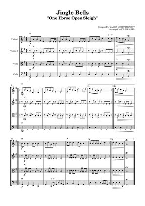 Jingle Bells (for String Quartet) - Easy Version