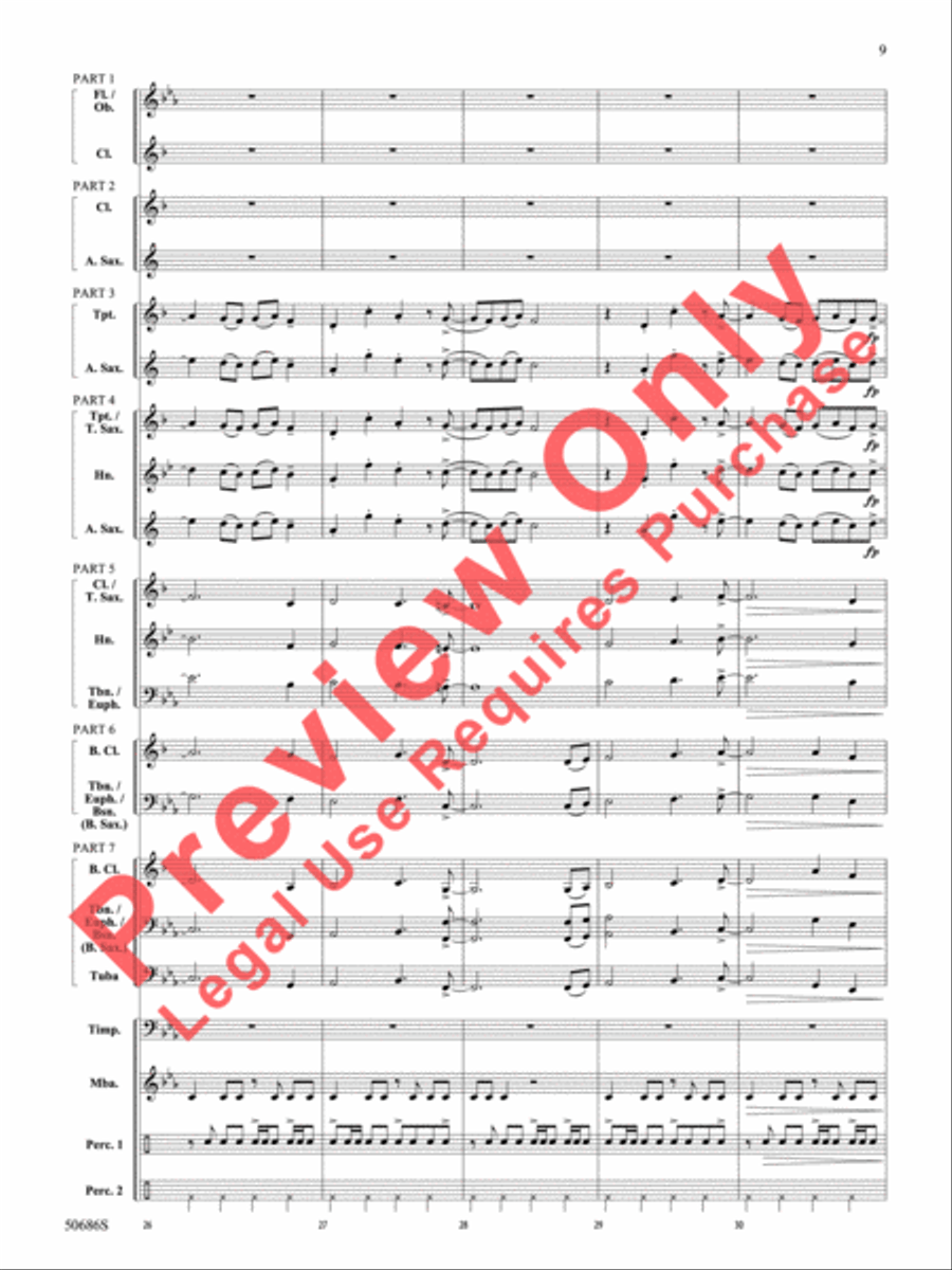 Tripwire Tripwire Concert Band scores gallery preview page 10
